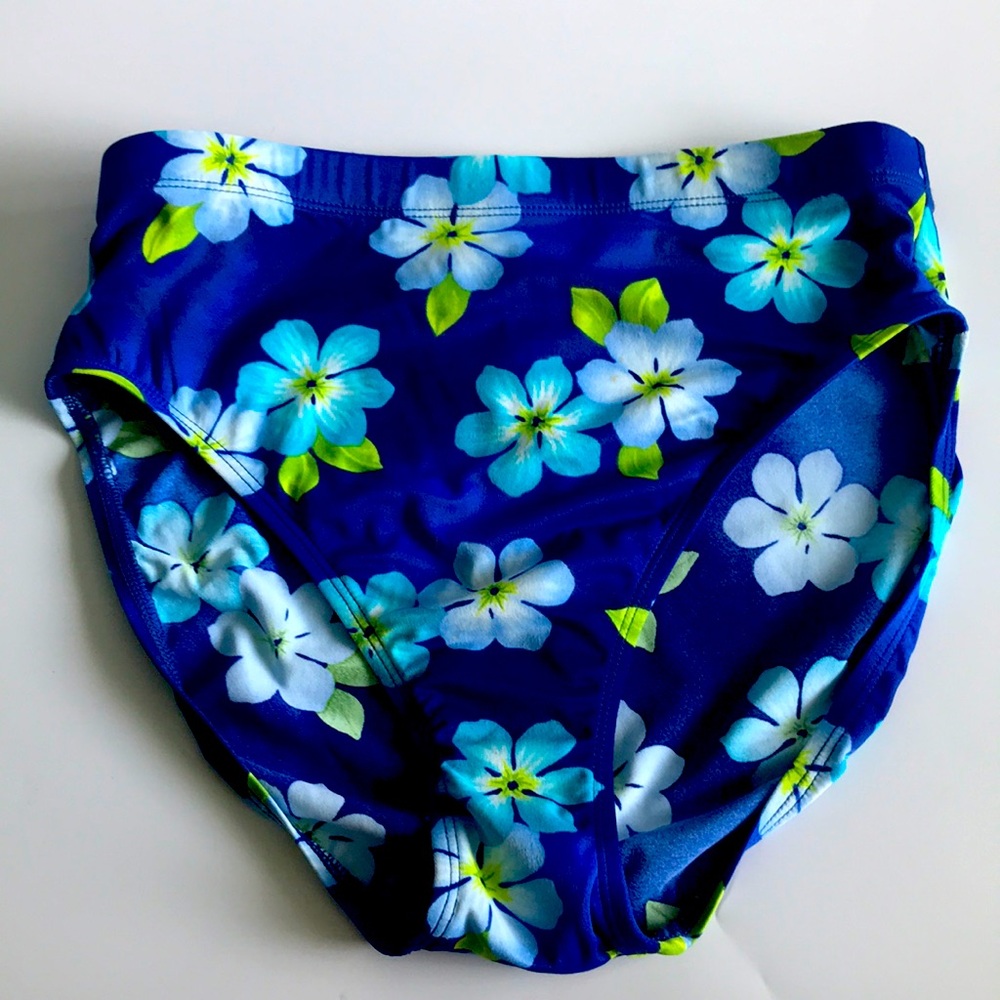 CATALINA Floral Swimsuit High Waisted Full Coverage Swim Bathing Suit Bottom